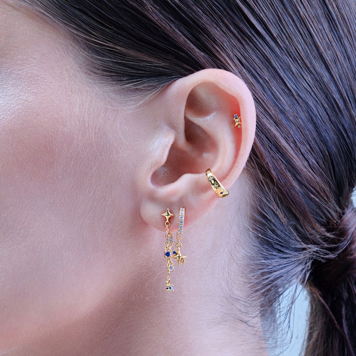 Boucle d'oreille Jupiter